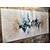 זול ציורים אבסטרקטיים-תמונת נייר כסף מופשטת 3 יחידות מצוירת ביד ציור שמן על בד אמנות קיר לסלון עיצוב בית קנבס מגולגל (ללא מסגרת)