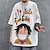 abordables Sudaderas y camisetas de anime para cosplay de uso diario-One Piece Monkey D Luffy T-Shirt Dibujos Manga Anime Gráfico Para Pareja Hombre Mujer Adulto Carnaval Mascarada Estampado en caliente Casual Diario