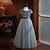 cheap Party Dresses-Kids Girls&#039; Party Dress Solid Color Short Sleeve Performance Wedding Mesh Princess Sweet Mesh Mid-Calf Sheath Dress Tulle Dress Flower Girl&#039;s Dress Summer Spring Fall 2-12 Years Gray