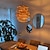 tanie Światła wysp-Lampa wisząca led ciepłe światło vintage tradycyjny / klasyczny design w kształcie kuli jadalnia sypialnia 110-240v