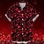abordables Chemise hawaïenne homme-Saint Valentin coeur romantique complexe pour hommes hawaïen chemise imprimée en 3D boutonné à manches courtes été vacances à la plage vêtements quotidiens s à 3xl