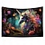 levne zvířecí tapisérie-barevný jednorožec závěsný gobelín nástěnné umění velký gobelín nástěnná malba výzdoba fotografie pozadí přikrývka opona domácí ložnice dekorace obývacího pokoje