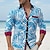 Недорогие Мужская гавайская рубашка-Тропическая мужская курортная гавайская рубашка с 3D принтом в виде листа, летняя рубашка на пуговицах с коротким рукавом, повседневная одежда для отпуска, от S до 3XL
