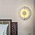 cheap Outdoor Wall Lights-LED Outdoor Wall Lights Warm White Light Color Long Linear Contemporary LED Wall Sconces Light Circular Post Modern Wall Lamp for Bedroom Living Room Hallway Hotels Stairway 110-240V