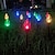 cheap Pathway Lights &amp; Lanterns-C9 Christmas Pathway Lights 12 LED Bulbs Stake Lights Multicolor Outdoor Walkway Lights Green Wire Connectable for Holiday Commercial Christmas Yard Garden Lawn