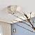 ieftine Montaj Plafon-plafoniera cu led 3 culori luminoase stil floral vintage traditional/clasic plafoniera pentru sufragerie dormitor 110-240v