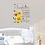 billiga Väggklistermärken-solrosfjäril lnspirational engelsk väggdekal heminredning väggdekal vardagsrum flicka baby sovrum kontor plantskola hem väggdekal