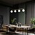 abordables Éclairages pour îlot-Pendentif LED lumière 90/120 cm moderne luxe bar éclairage créatif net rouge longue salon restaurant lampes