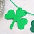 billige St. Patrick&amp;#39;s Day festdekorasjoner-10 stk st. patrick&#039;s day dekorasjoner grønn kløver banner hengende shamrock dekorasjoner, for Saint Patrick&#039;s day heldig irsk festutstyr, grønn og lysegrønn farge hengende dekor