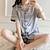 billiga Kigurumi-Vuxna Pyjamas Nattkläder Ensfärgat Onesie-pyjamas Mode Ledigt vardag Issilke Cosplay För Dam Dagliga kläder Pyjamas med djur Tecknad serie