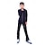 cheap Figure Skating-Over The Boot Figure Skating Tights Figure Skating Top Figure Skating Jacket with Pants Men&#039;s Boys Ice Skating Jacket Pants / Trousers Top Black Thumbhole Spandex Stretchy Training Practice