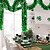 economico Decorazioni per la festa di San Patrizio-1pz, acciaio decorazione della scena dell&#039;atmosfera familiare irlandese del nastro del trifoglio verde del giorno di san patrizio