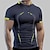 preiswerte Herren-Herren Passende Sets Schwarz T Shirt Laufshirt T-Shirt Jogginghose Trainingshose Hose Hosen Sets Kurzarm Rundhalsausschnitt Sport Casual Farbblock Kordelzug Elastische Taille Polyester Frühling Sommer