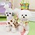 cheap Dog Clothes-Dog Cat Jumpsuit Animal Bear Adorable Animal Dailywear Bed Winter Dog Clothes Puppy Clothes Dog Outfits Breathable White / Red White Costume for Girl and Boy Dog Padded Fabric XS S M L XL