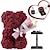 voordelige Huisdecoratie-teddydag roos eeuwige bloem Valentijnsdag verjaardagscadeau aan vriendin roos beer met bloem cadeau bloem