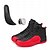 Χαμηλού Κόστους Παπούτσια &amp; Τσάντες-ανδρικά γυμναστήρια αθλητικά παπούτσια και σόλα σπορ εμφάνιση ψηλά sneakers μπάσκετ casual καθημερινά pu αναπνέει αντιολισθητικά με κορδόνια μαύρο και άσπρο μαύρο / κόκκινο λευκό / μπλε πτώση