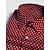 abordables camisa con botones para hombre-Hombre Camisa Abotonar la camisa Camisa casual Rojo Manga Larga A Lunares Diseño Diario Vacaciones Bolsillo delantero Ropa Moda Casual Cómodo