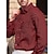 levne pánská košile na knoflíky-Pánské Košile Košile na knoflíky Košile pro volný čas Rubínově červená Dlouhý rukáv Puntíky Klopa Denní Dovolená Přední kapsa Oblečení Módní Na běžné nošení Pohodlné