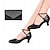 ieftine haine de dans-Pentru femei Sală Dans Pantofi Moderni Pantofi Salsa Interior Vals Foxtrot Călcâi Strălucire Încuietoare cu comutare Argintiu Negru Rosu