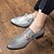 billiga Skor &amp; Väskor-herr oxfords och slips set gå företag brittiskt bröllop kontor &amp; karriär konstläder loafer silver guld sommar vår