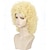 tanie Peruki kostiumowe-długie kręcone blond peruka z lat 70. 80. kobiety kostium cosplay na halloween peruka