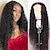 cheap Human Hair Lace Front Wigs-Water Wave 13x4 Lace Closure Wigs Human Hair Pre Plucked 180% Density Brazilian Wet and Wavy Lace Front Wigs Human Hair Curly Human Hair Wig with Baby Hair Natural Color