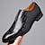 cheap Men&#039;s Slip-ons &amp; Loafers-Men&#039;s Dress Loafers &amp; Slip-Ons  Business British Wedding Party &amp; Evening PU Leather Shoes Black Blue Brown Spring Fall