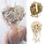 cheap Chignons-3pcs Chignons Messy Bun Hair Piece Set Messy Hair Bun Scrunchies for Women Tousled Updo Bun Synthetic Wavy Curly Chignon Ponytail Hairpiece for Daily Wear