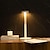 Недорогие Настольные лампы-Беспроводная настольная лампа из алюминия, современная металлическая сенсорная лампа с затемнением, перезаряжаемая для спальни, гостиной, ресторана, атмосфера, настольная лампа типа c
