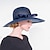 billige Partyhatter-hatter syntetisk fiber bowler / cloche hatt floppy hatt solhatt bryllup teselskap elegant bryllup med bue hodeplagg hodeplagg