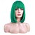 ieftine Peruci de petrecere-perucă verde pentru femei perucă bob verde perucă scurtă, dreaptă, verde smarald, cu breton, sintetică rezistentă la căldură, perucă cosplay de Halloween peruci de ziua st.patrick