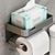 billige Toiletpapirholdere-toiletpapirboks vægmonteret toiletpapirskuffe badeværelse ikke-perforeret toiletpapirstativ toiletrullepapiropbevaringsstativ
