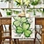 cheap Table Runners-Green Lucky Shamrock St. Patrick&#039;s Day Table Runner, Seasonal Spring Holiday Kitchen Dining Table Decoration For Indoor Outdoor Home Party Decor