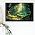economico Stampe paesaggi-Paesaggio parete arte tela fantasy foresta stampe e poster immagini pittura decorativa su tessuto per soggiorno immagini senza cornice