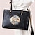 cheap Handbag &amp; Totes-Women&#039;s Shoulder Bag PU Leather New Year Daily Zipper Large Capacity Geometric Black Brown