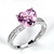 tanie Pierścionki-walentynkowy pierścionek damski ślub klasyczny biały różowy miedź klasyczne kamienie urodzeniowe słodki 1szt opal