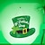 billige St. Patrick&amp;#39;s Day festdekorasjoner-1 stk st. patrick&#039;s holiday dekorasjon dørskilt/hengende dekorasjon irsk festival utendørs veranda layout hengende ornament