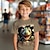 levne Topy-Chlapecké 3D Dinosaurus Košilky Košile Krátký rukáv 3D tisk Léto Aktivní Sportovní Módní Polyester Děti 3-12 let Tričkový Venkovní Ležérní Denní Běžný