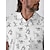 billige Designerkolleksjon-Herre POLO T-skjorte Hvit Kortermet Solbeskyttelse Topper Tegneserie Golfantrekk Klær Antrekk Bruk Klær