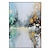 お買い得  風景画-手作り油絵キャンバス壁アート装飾垂直現代抽象アート家庭用リビングルーム廊下装飾ロールフレームレス未延伸絵画