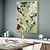 cheap Floral/Botanical Paintings-Mintura Handmade Abstract Green Flower Oil Paintings On Canvas Wall Art Decoration Modern Picture For Home Decor Rolled Frameless Unstretched Painting