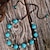 abordables Disfraces con joyas-Collar Collar Retro Antiguo Bohemio Boho El plastico Para Cosplay Mujer Joyería de disfraz Joyería de moda