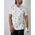 cheap Designer Collection-Men&#039;s Golf Polo Shirt White Short Sleeve Sun Protection Top Cartoon Golf Attire Clothes Outfits Wear Apparel