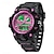 お買い得  デジタル腕時計-サンダ女性デジタル腕時計スポーツファッション腕時計発光ストップウォッチ目覚まし時計日付週シリコンストラップ腕時計