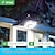 billiga Utomhuslampetter-45leds solcellsvägglampor utomhusklämma rörelsesensorlampor usb eller soldrivna säkerhetslampor 3 lägen ip65 vattentät säkerhetslampa för staket däck vägg garage uteplats dekor belysning 1/2st