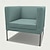 preiswerte IKEA Abdeckungen-Klappsta Sesselbezug Bio-Panama-Baumwolle normale Passform mit Armlehnen maschinenwaschbar und trocknergeeignet IKEA Sesselserie