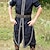 cheap Historical &amp; Vintage Costumes-Plus Size Medieval Renaissance Men&#039;s Vest &amp; Robe Tops, Knight Warrior Viking Pirate Vintage Sleeveless Jackets For Halloween Cosplay Costume