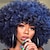 Χαμηλού Κόστους Περούκες μεταμφιέσεων-afro περούκες για μαύρες γυναίκες 10 ιντσών afro σγουρή περούκα 70s μεγάλες φουσκωτές και απαλές αφρο ρουφηξιές περούκες φυσικής όψης για πάρτι cosplay αφρο περούκα