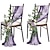Недорогие Домашнего декора-Свадебные украшения для стула, придел, скамья, искусственные цветы с подвесной шифоновой тканью, 2 шт., терракотовый оранжевый &amp; Черный для церемонии, приема, цветочная композиция из роз, вечерние,