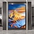 halpa Maisemataulut-mintura käsintehty abstrakti korkea vuoristomaisema öljymaalauksia kankaalle seinätaide koriste moderni kuva kodin sisustukseen rullattu kehyksetön venyttämätön maalaus